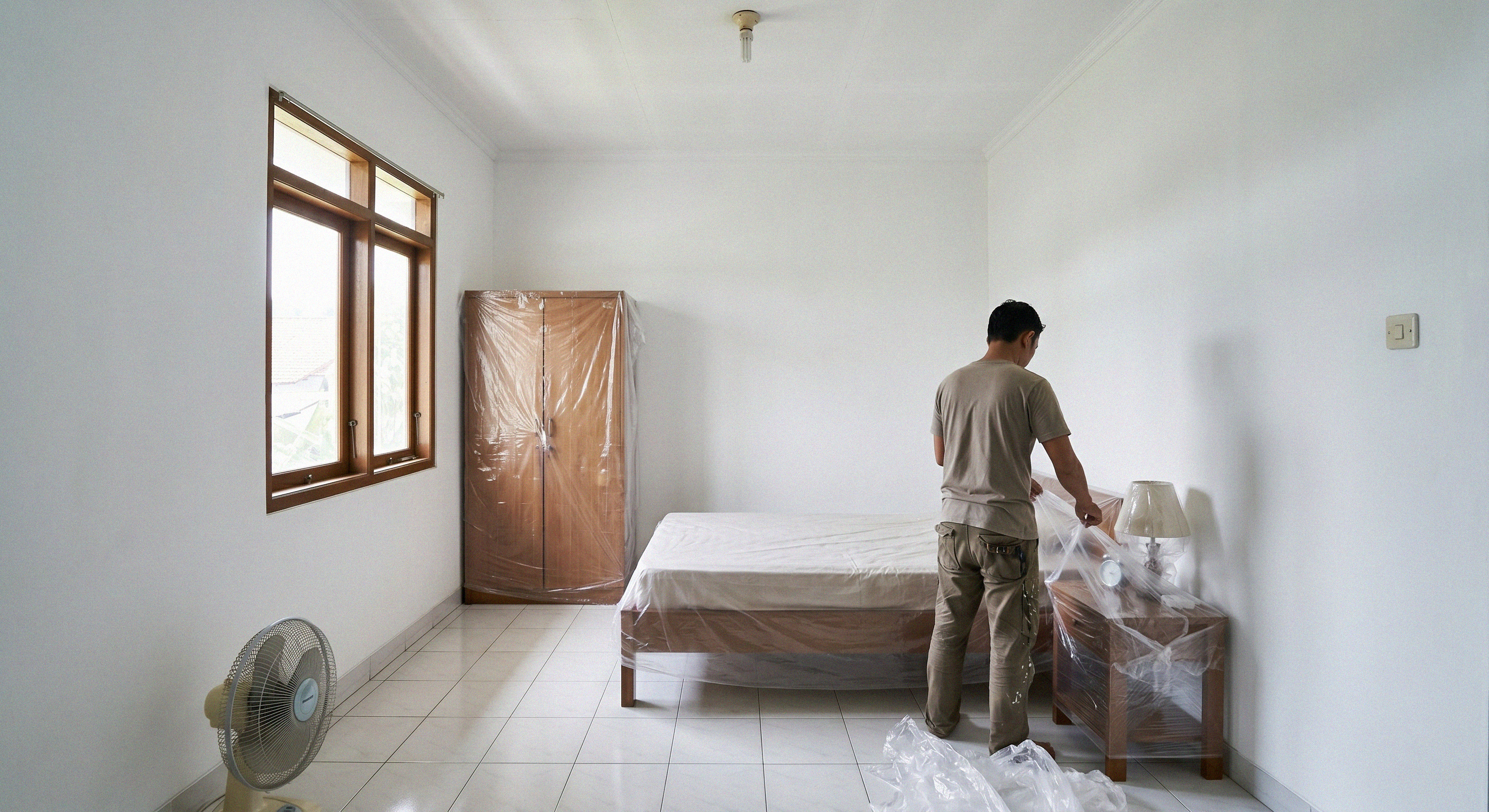 After - Before-After Cat Rumah Jakarta Barat